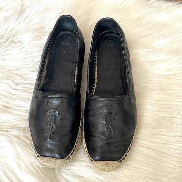 Yves Saint Laurent Shoes - YSL Logo Espadrilles